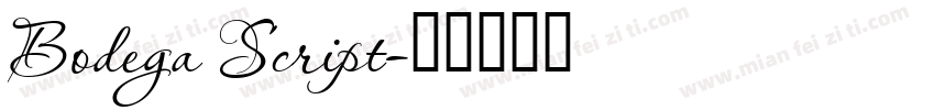 Bodega Script字体转换